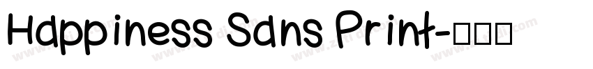 Happiness Sans Print字体转换